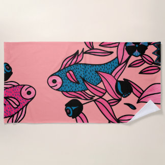 Toalla De Playa Fish Beach Towel