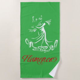 Toalla De Playa Flamenco