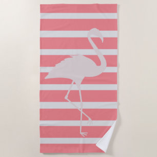 Toalla De Playa Flamenco Rosa
