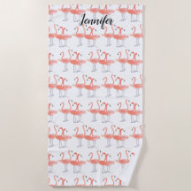 Flamencos rosados Aves tropicales acuarela Cueva P