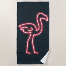 Flamingo en rosa neón