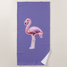Toalla De Playa Flamingo rosa