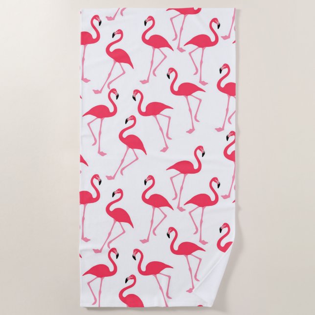 Toalla De Playa Flamingos (Anverso)