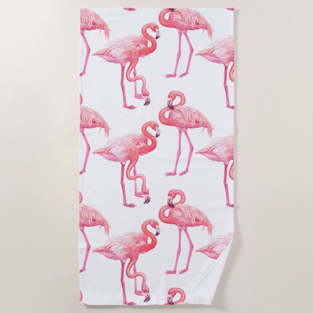 Toalla De Playa Flamingos (Anverso)