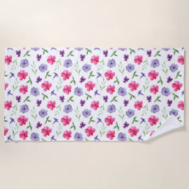 Toalla De Playa Floral