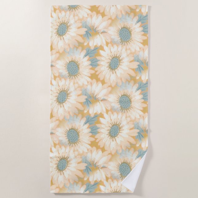 Toalla De Playa Floral (Anverso)