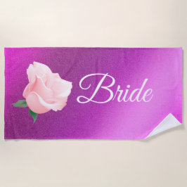 Toalla De Playa Floral elegante