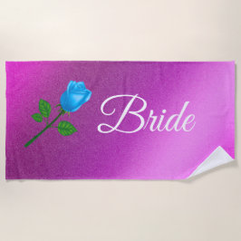 Toalla De Playa Floral elegante