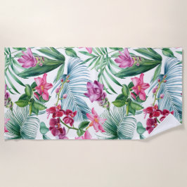 Toalla De Playa Floral estética