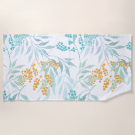 Toalla De Playa Floral estética