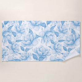 Toalla De Playa Floral estética