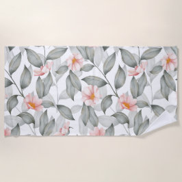 Toalla De Playa Floral estética