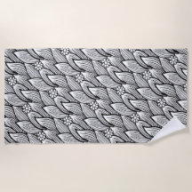 Floral moderna de margarita hippie blanca y negra