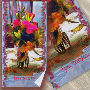 Toalla De Playa Flores de amor PM0001
