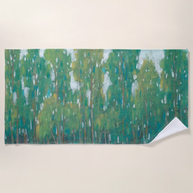 Toalla De Playa Forest Green II (Anverso)