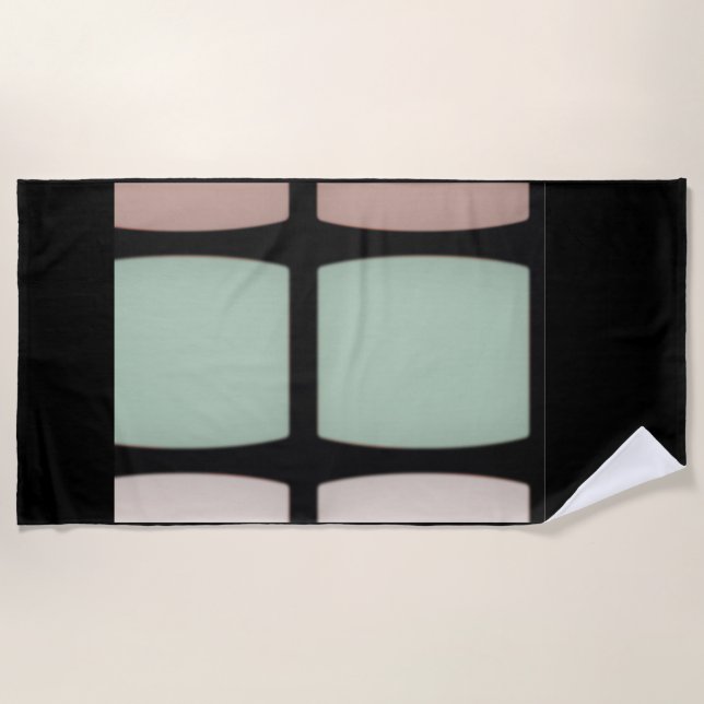 Toalla De Playa Formas (Anverso)