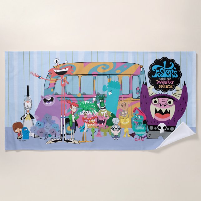 Toalla De Playa Foster's Home for Imaginary Friends | School Bus (Anverso)