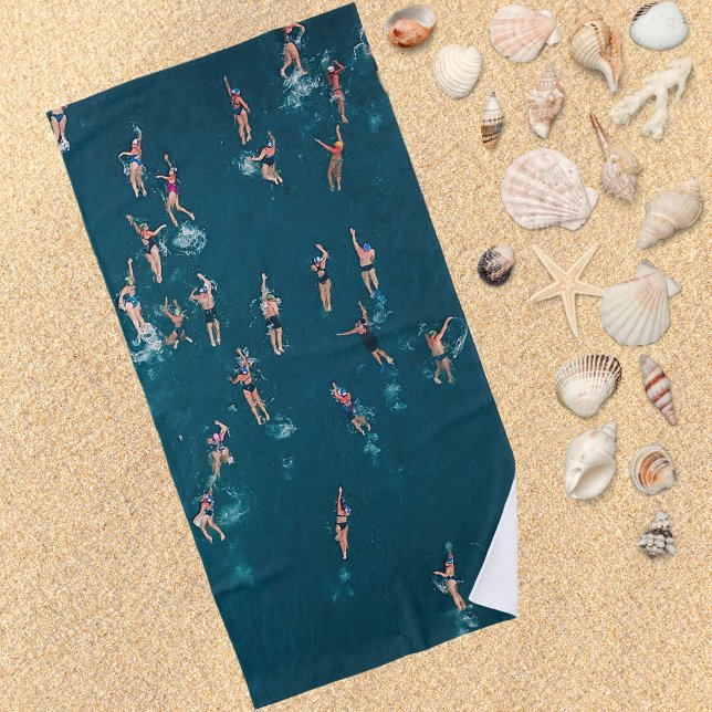 Toalla De Playa Foto aérea de Guay de los nadadores (Subido por el creador)