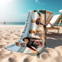 Toalla De Playa Foto personalizada con estilo 