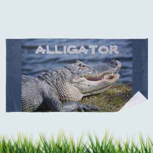 Toalla De Playa Fotografía de Gator Grinning Alligator