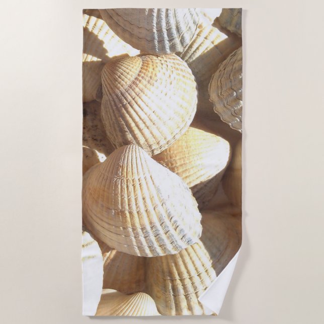 Toalla De Playa Fotografía de Sea Shells Beach (Anverso)