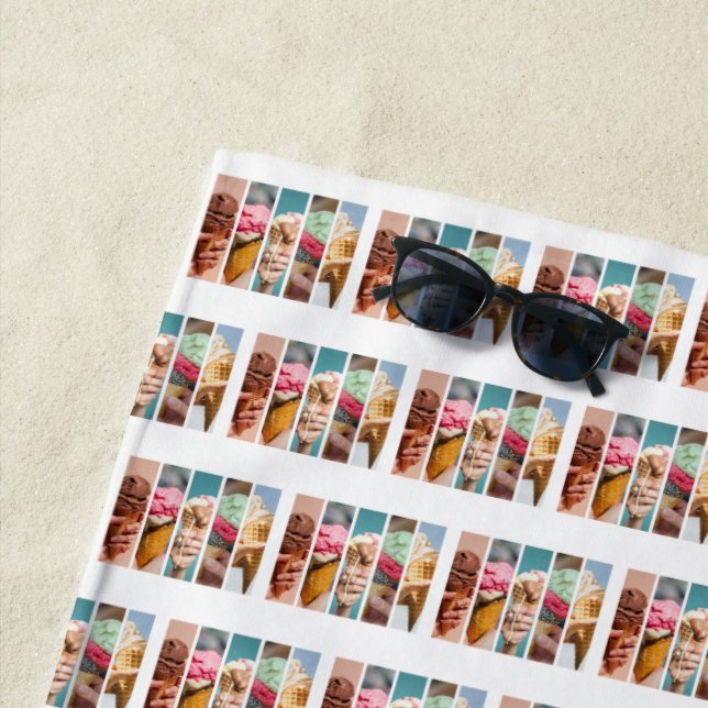 Toalla De Playa fotos de helados (In situ)