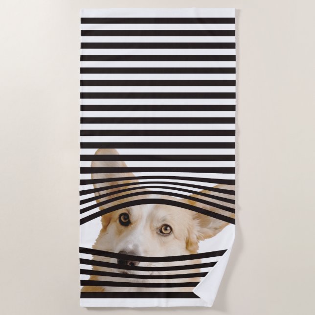 Toalla De Playa Fotos divertidas regalos modernos para los amantes (Anverso)