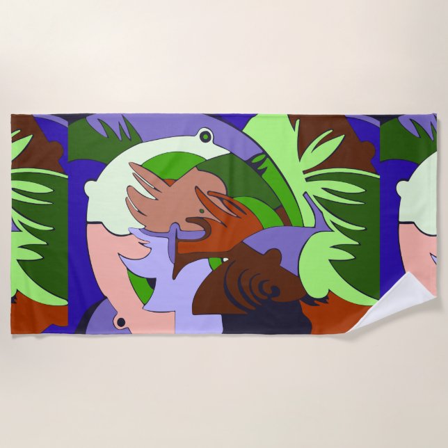 Toalla De Playa Fragments of Time (Anverso)