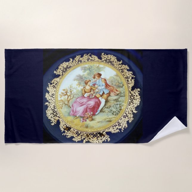 TOALLA DE PLAYA FRAGONARD ES LA PAREJA (Anverso)