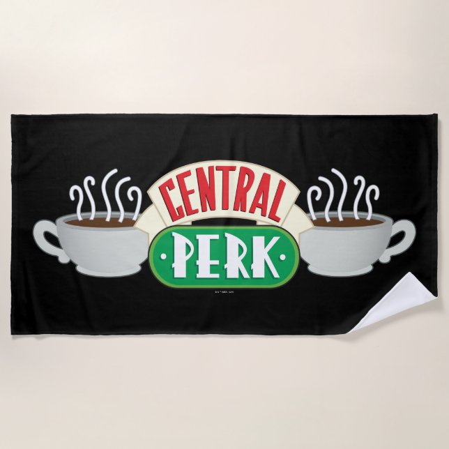 Toalla De Playa FRIENDS™ | Logotipo de Central Perk (Anverso)