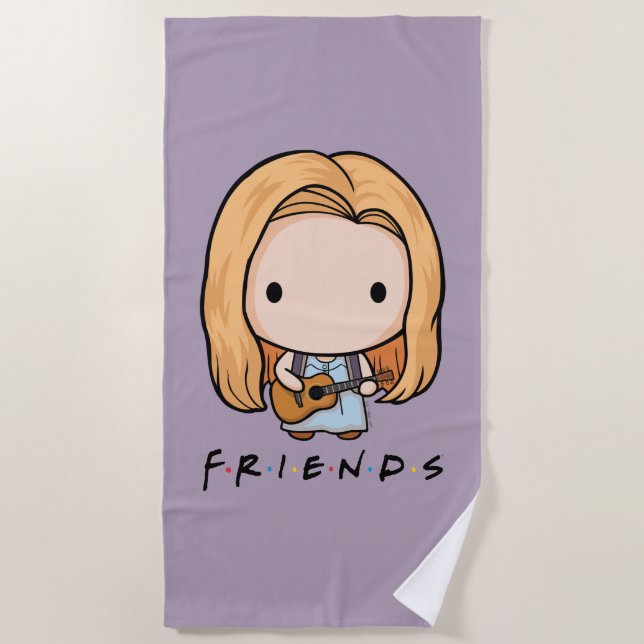Toalla De Playa FRIENDS™ | Phoebe Chibi (Anverso)
