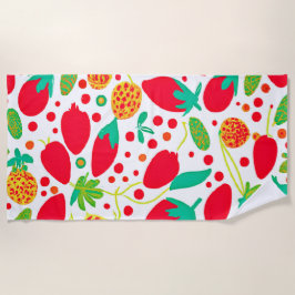Toalla De Playa Fruitosa Paleta Vivid Pattern