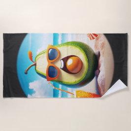 Toalla De Playa Fruta de la Chill - Aguacate
