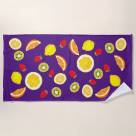 Toalla De Playa Frutas frescas