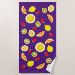 Toalla De Playa Frutas frescas