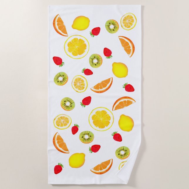 Toalla De Playa Frutas frescas (Anverso)
