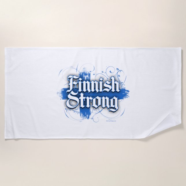 Toalla De Playa Fuerte finlandés (Anverso)