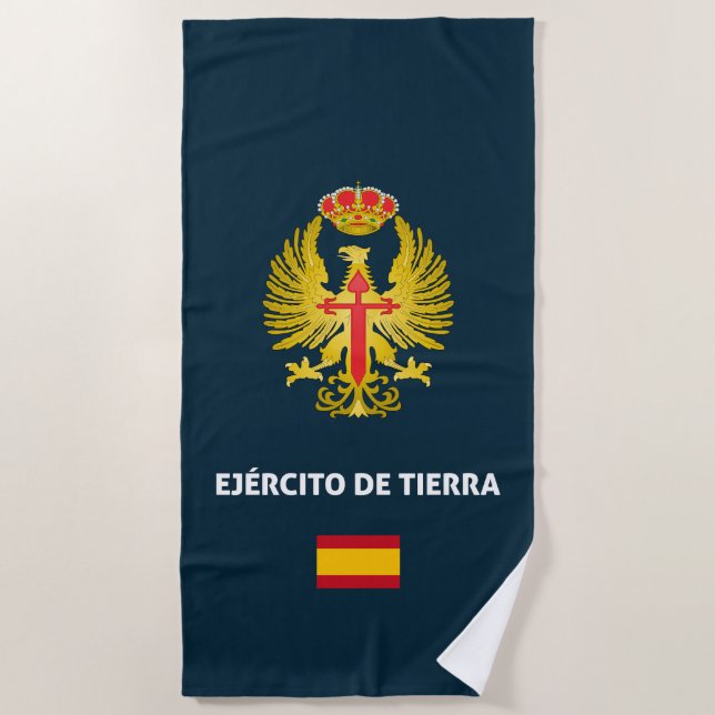 Toalla De Playa Funda para pasaporte del Ejército de Tierra (Anverso)