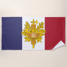 Toalla De Playa fundas de teléfono con la bandera de Francia