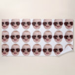 Toalla De Playa Funny Face Best Friend Photo Birthday Gift Vacatio<br><div class="desc">Funny Face Best Friend Photo Birthday Gift Vacaciones</div>