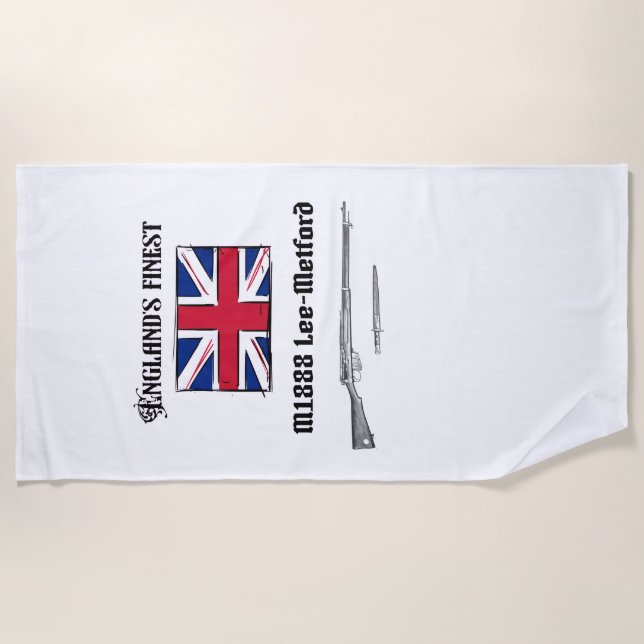 Toalla De Playa Fusil Lee Metford (Anverso)