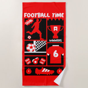 Toalla De Playa Fútbol británico