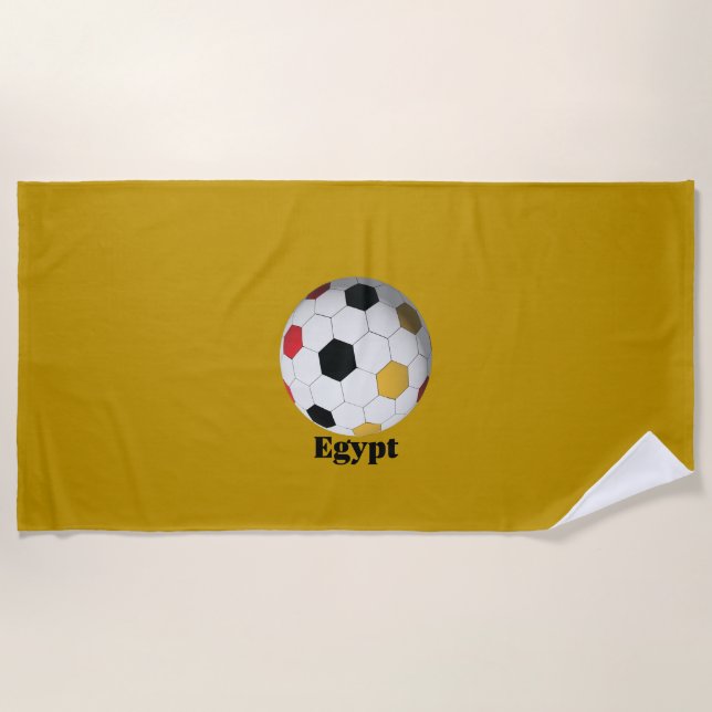 Toalla De Playa Fútbol Egipcio (Anverso)