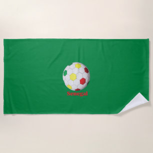 Toalla De Playa fútbol senegalés