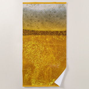 Toalla De Playa Galaxia de Cerveza Festiva a Quenching Celestial