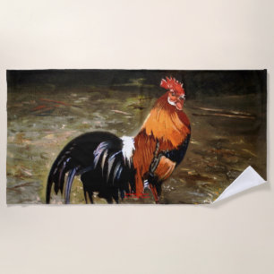 Toalla De Playa Gallo/Galo/Rooster