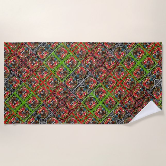 Toalla De Playa Galo de Barcelos, Portugal (Anverso)