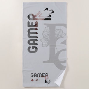 Toalla de Playa GAMER Tendencia Abstracta Decoraci