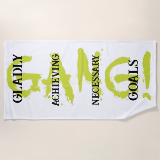 Toalla De Playa GANG! green Beach Towel