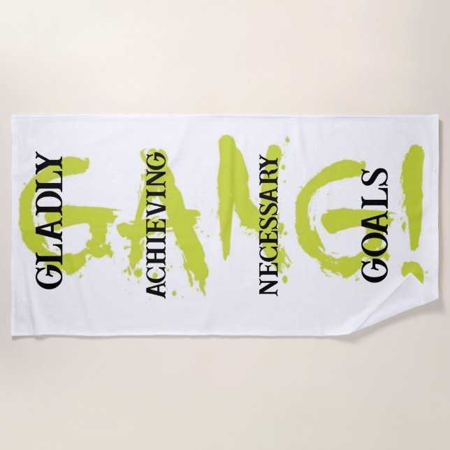 Toalla De Playa GANG! green Beach Towel (Anverso)
